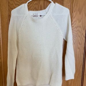 Basic cream knit sweater